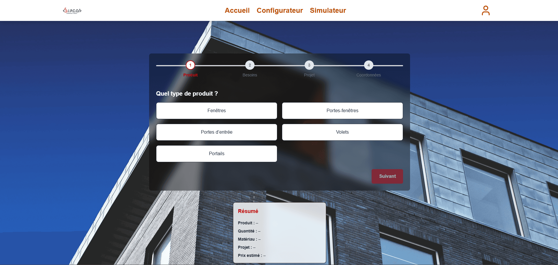SIPCO simulateur