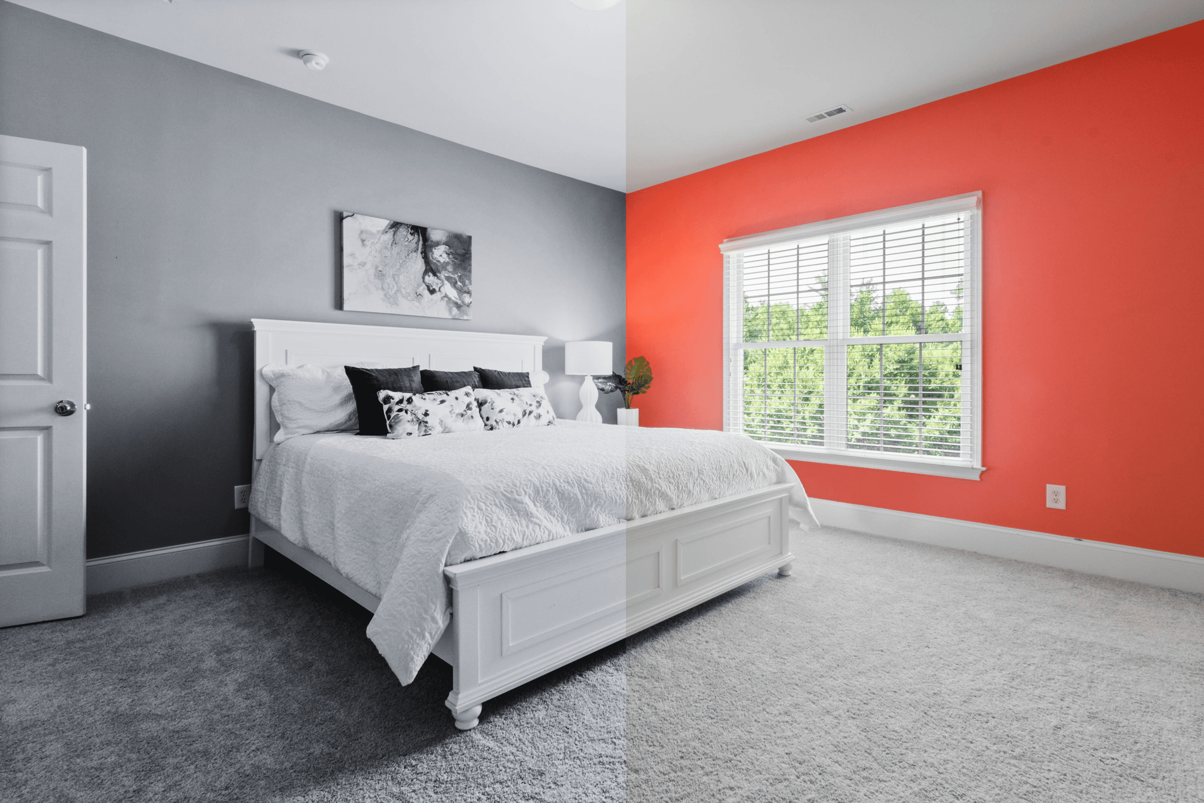 Mise en couleur – chambre